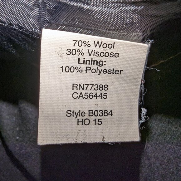 J Crew The Pencil Skirt Black Wool Lined size 8 - Picture 6 of 7